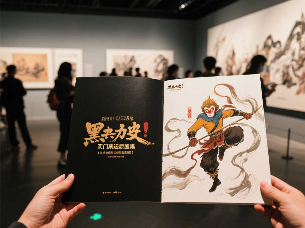 购票即获赠！《黑神话 悟空》艺术展原画集无限量放送